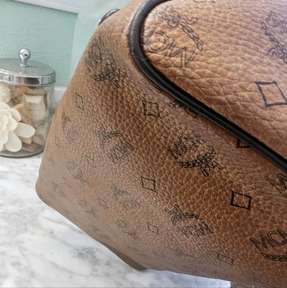 MCM Brown Satchel Bag - Picture 7 of 14